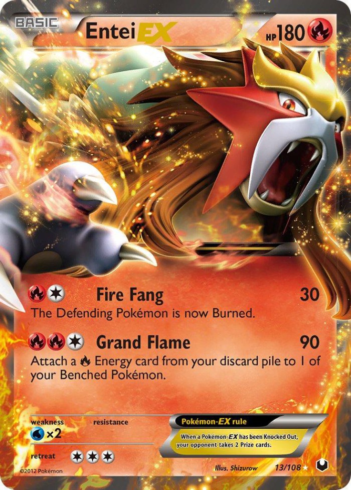 Carte Pokémon: Entei EX [Entei EX]