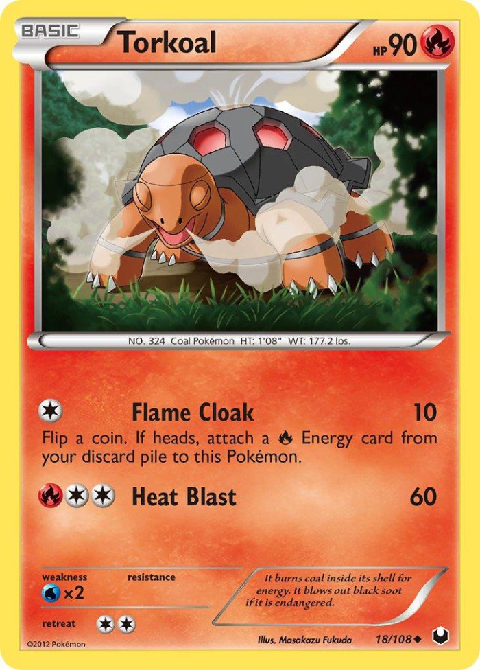 Carte Pokémon: Torkoal [Chartor]