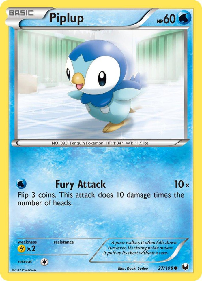 Carte Pokémon: Piplup [Tiplouf]