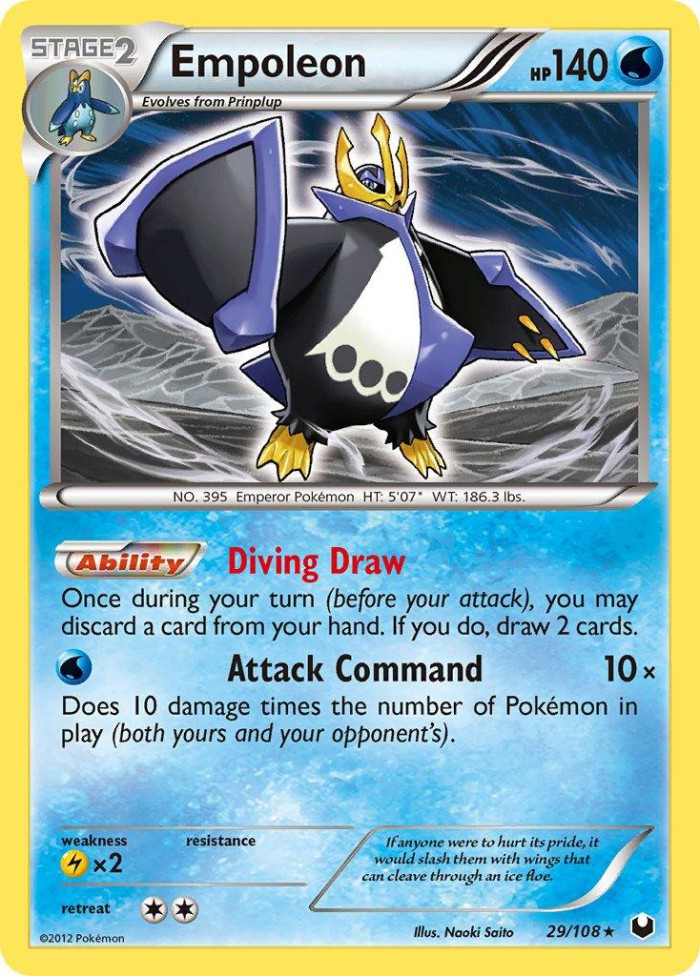 Carte Pokémon: Empoleon [Pingoléon]