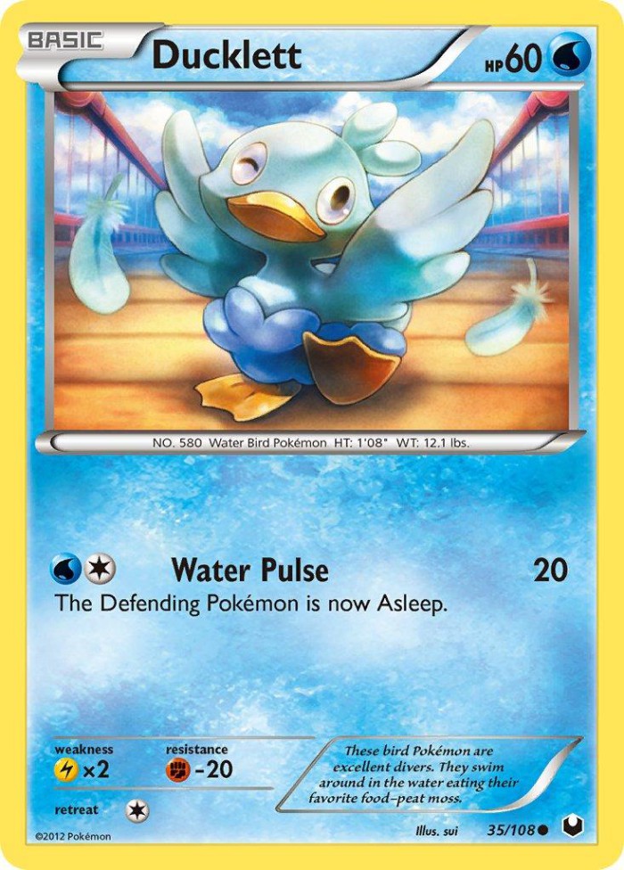 Carte Pokémon: Ducklett [Couaneton]