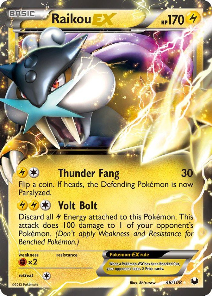 Carte Pokémon: Raikou EX [Raikou EX]