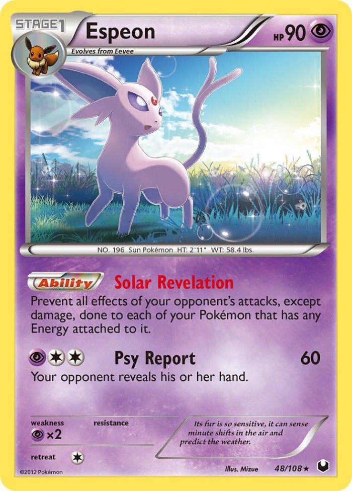 Carte Pokémon: Espeon [Mentali]