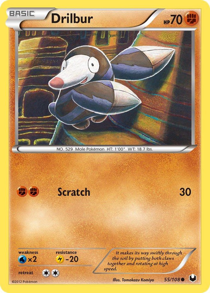 Carte Pokémon: Drilbur [Rototaupe]