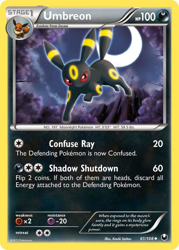 Carte Pokémon: Umbreon [Noctali]