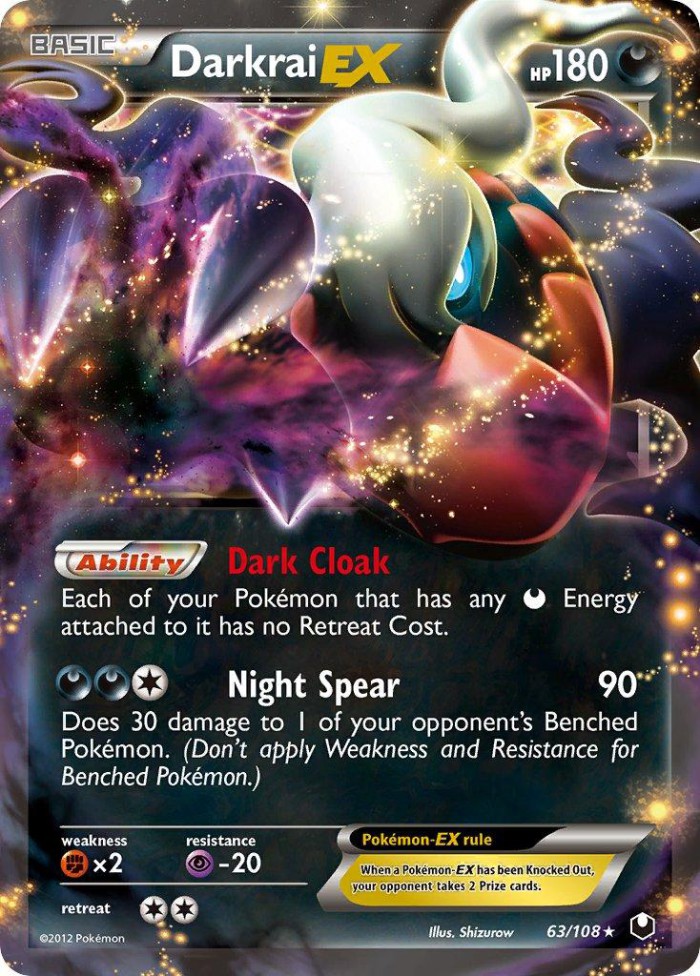 Carte Pokémon: Darkrai EX [Darkrai EX]