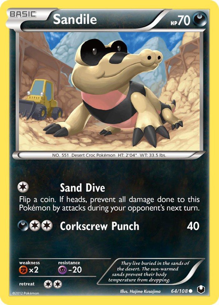 Carte Pokémon: Sandile [Mascaïman]