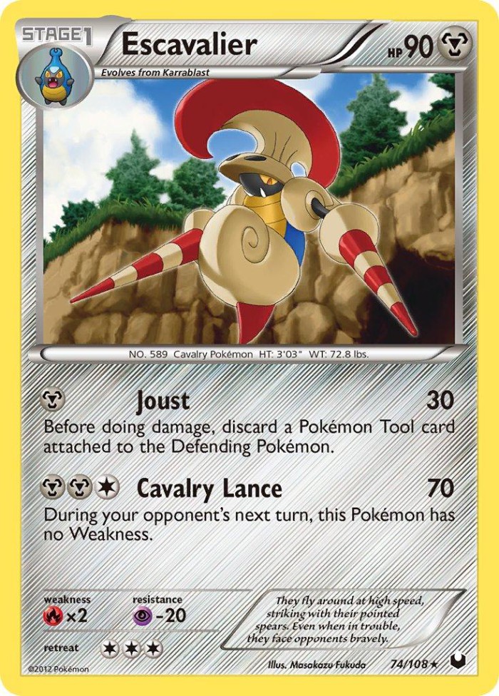 Carte Pokémon: Escavalier [Lançargot]