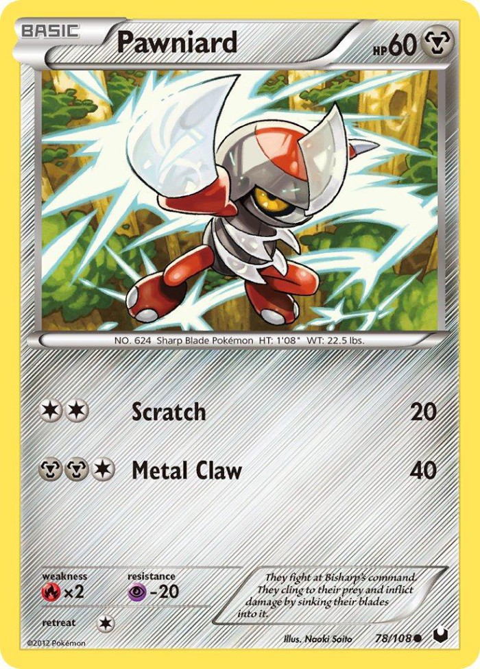 Carte Pokémon: Pawniard [Scalpion]