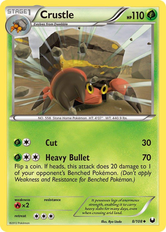 Carte Pokémon: Crustle [Crabaraque]