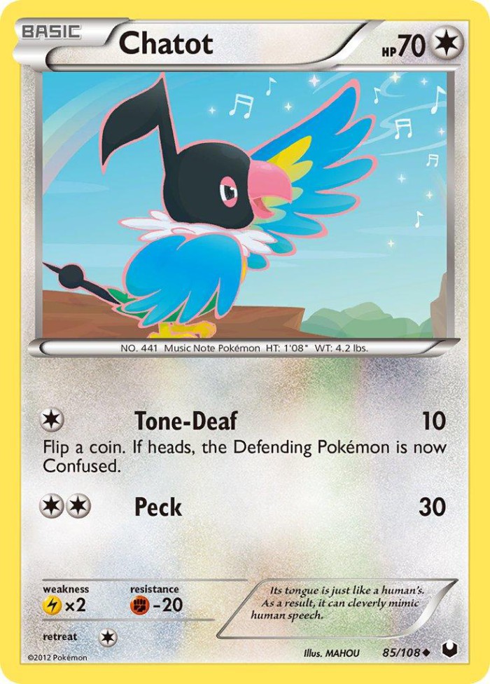 Carte Pokémon: Chatot [Pijako]