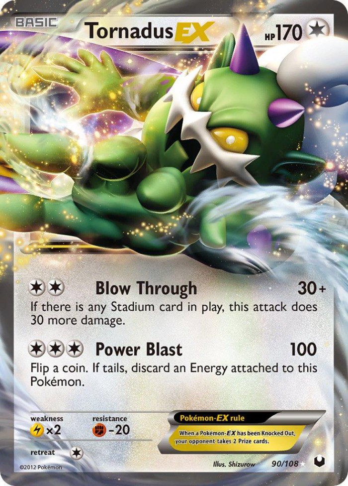 Carte Pokémon: Tornadus EX [Boréas EX]