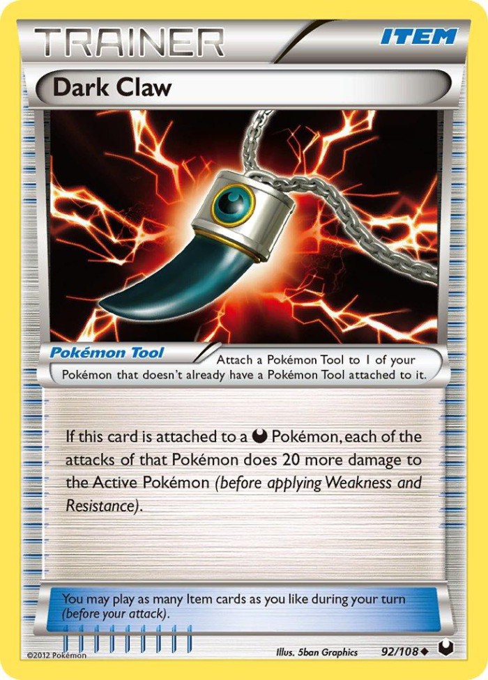 Carte Pokémon: Dark Claw [Griffe Obscure]