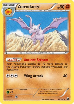 Carte Pokémon: Aerodactyl