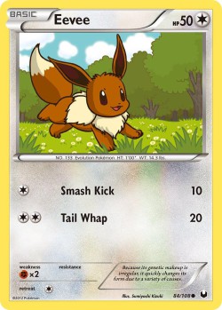 Carte Pokémon: Eevee