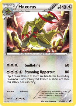 Carte Pokémon: Haxorus