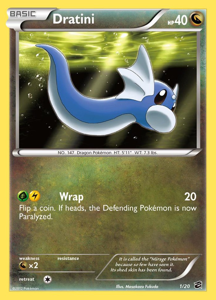 Carte Pokémon: Dratini [Minidraco]