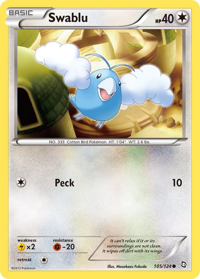 Carte Pokémon: Swablu [Tylton]