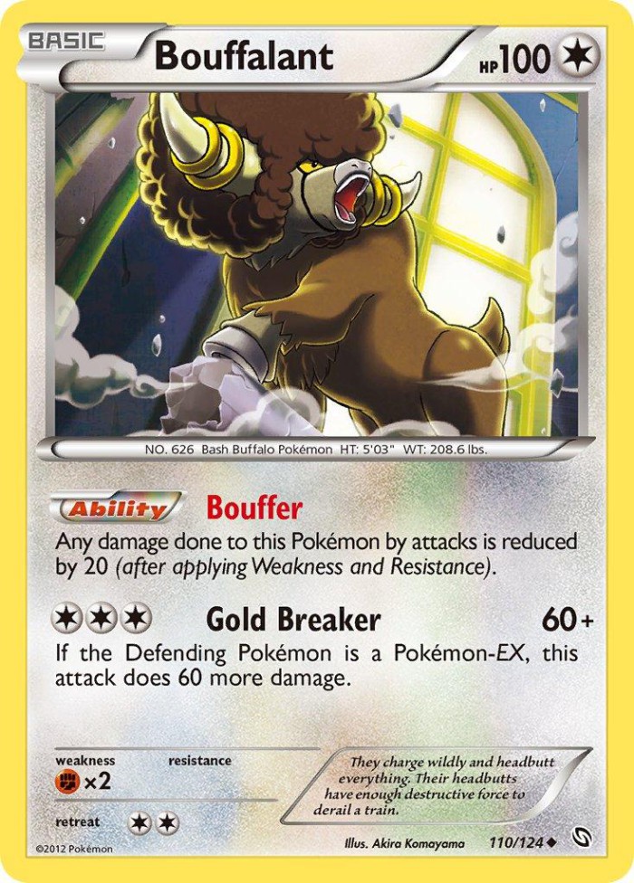 Carte Pokémon: Bouffalant [Frison]