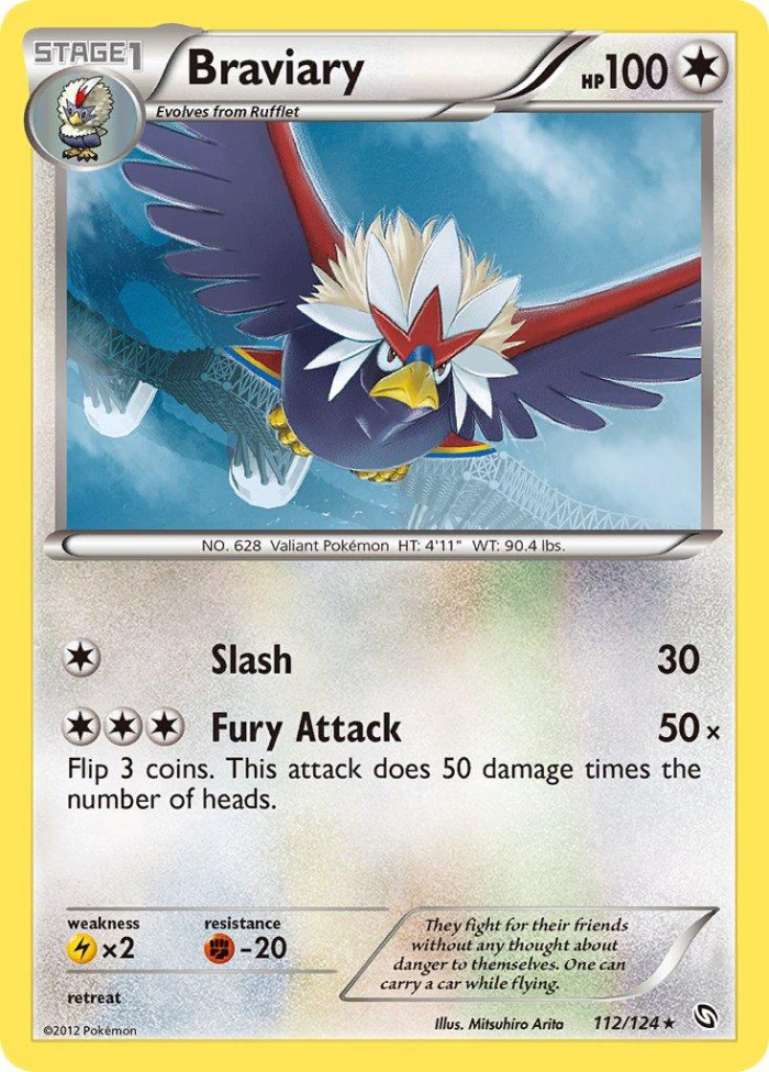 Carte Pokémon: Braviary [Gueriaigle]