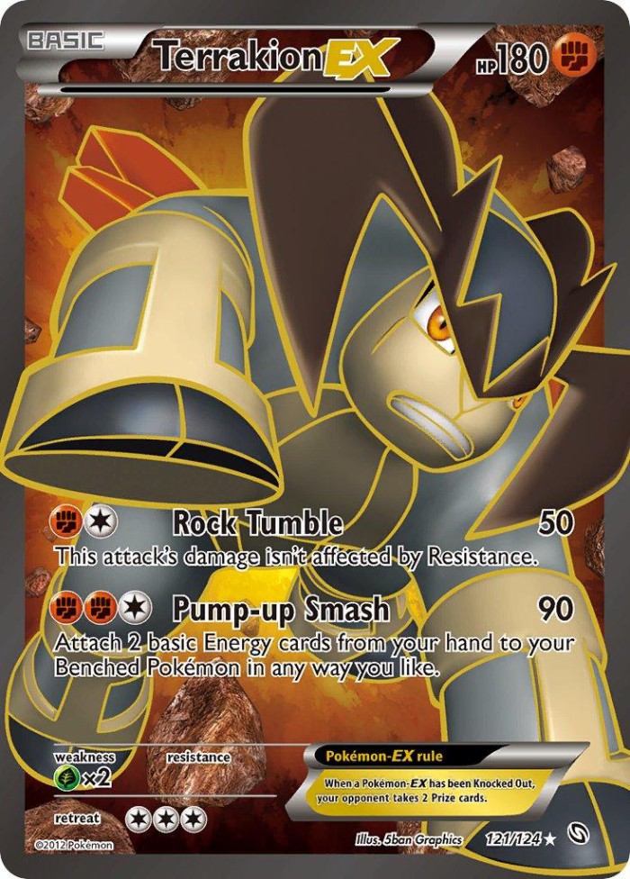 Carte Pokémon: Terrakion EX [Terrakium EX]