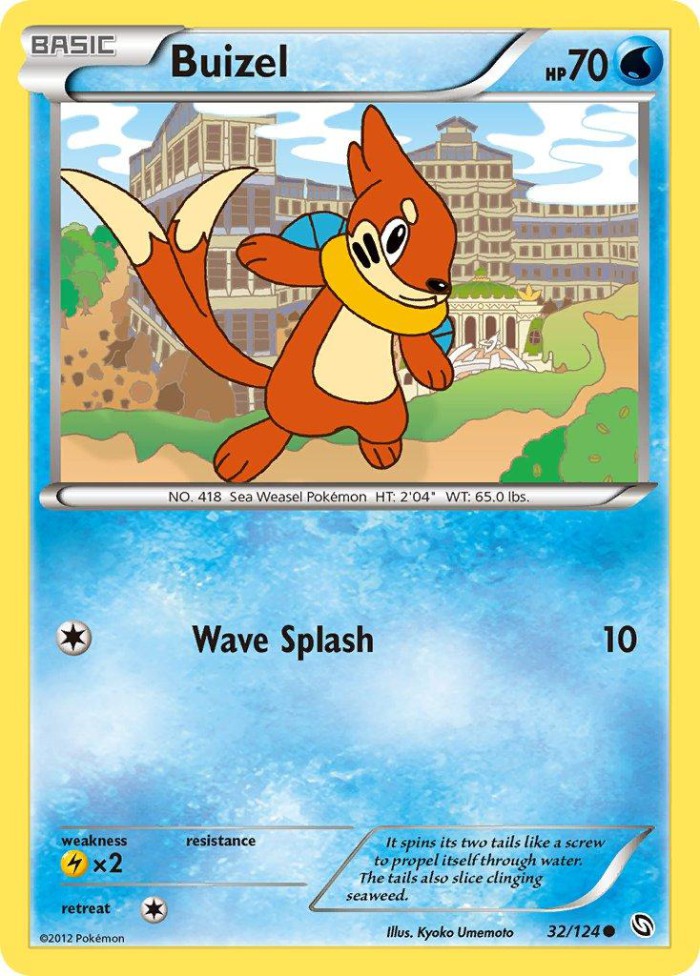 Carte Pokémon: Buizel [Mustébouée]