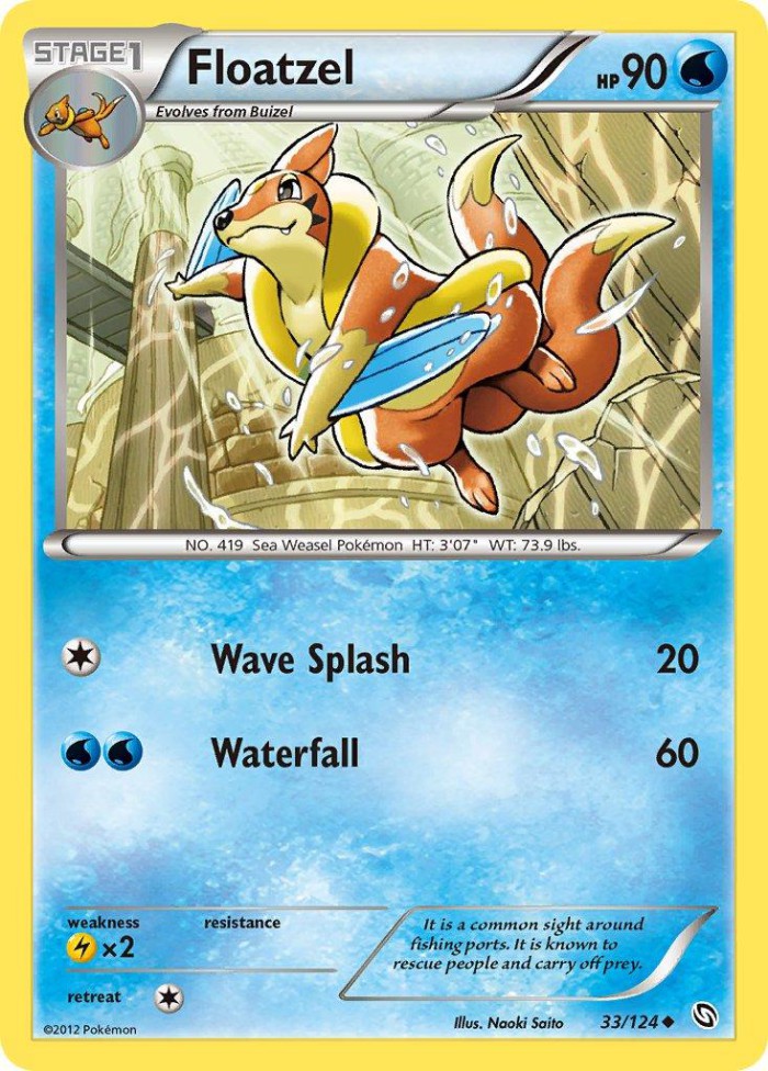 Carte Pokémon: Floatzel [Mustéflott]