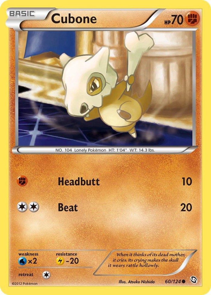 Carte Pokémon: Cubone [Osselait]