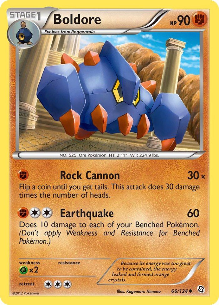 Carte Pokémon: Boldore [Géolithe]