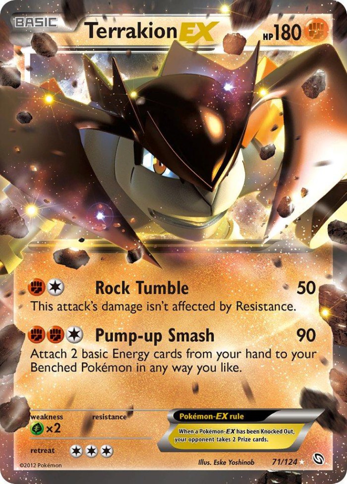 Carte Pokémon: Terrakion EX [Terrakium EX]