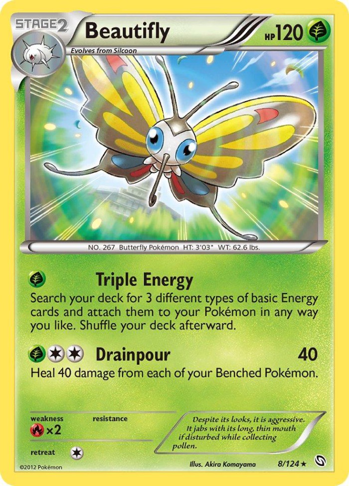 Carte Pokémon: Beautifly [Charmillon]