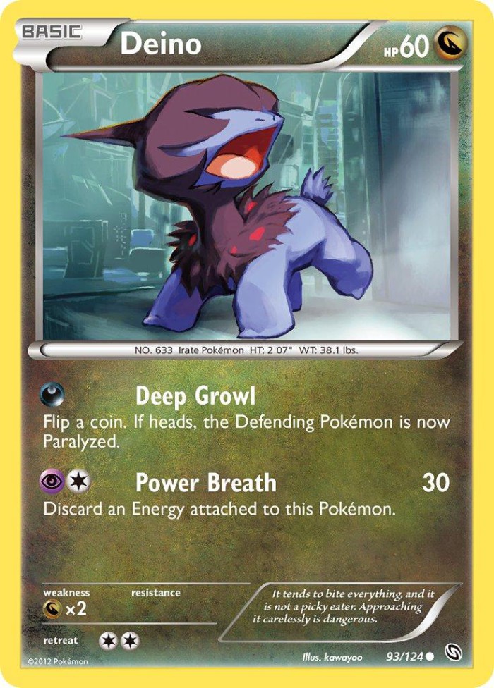 Carte Pokémon: Deino [Solochi]