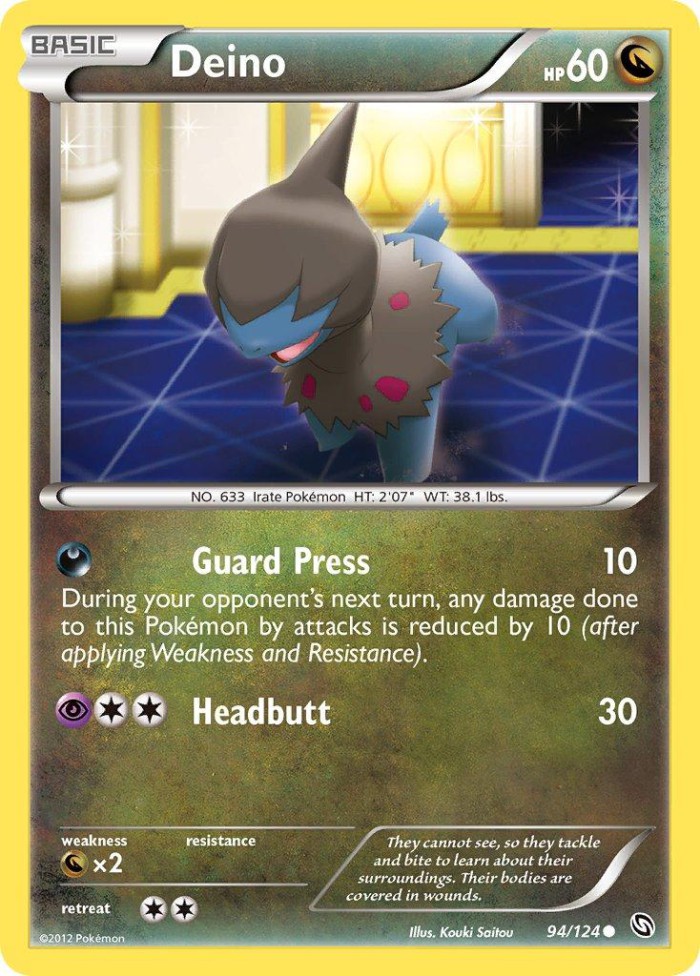 Carte Pokémon: Deino [Solochi]