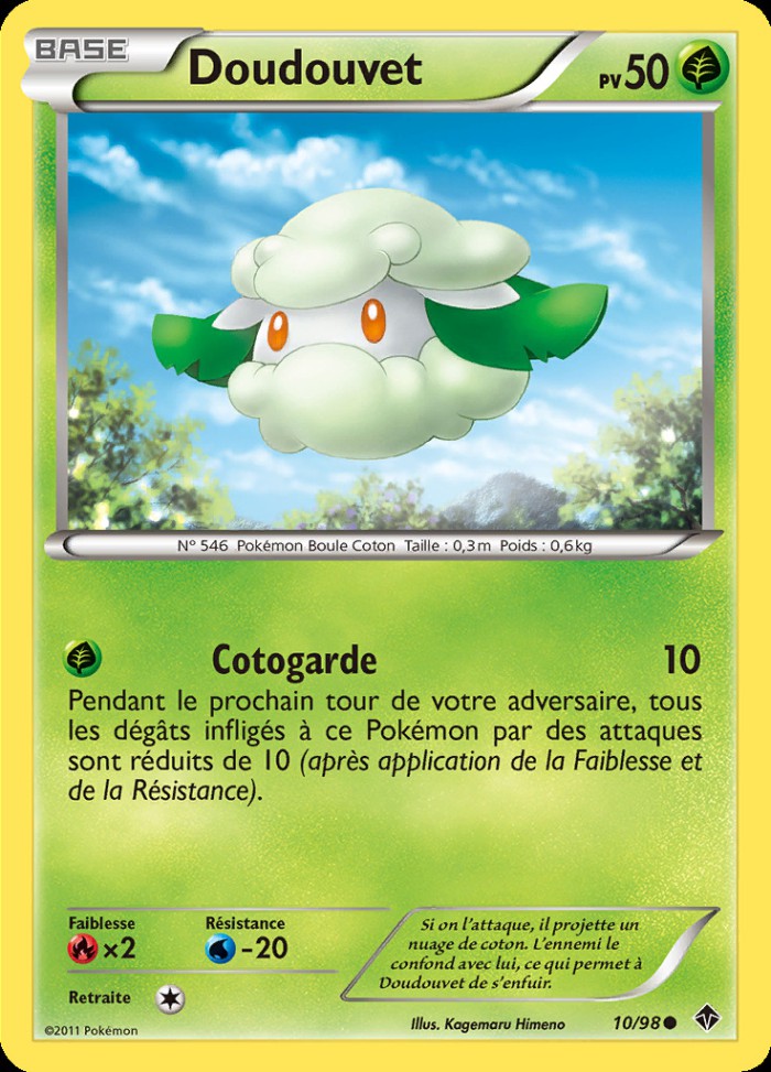 Carte Pokémon: Cottonee [Doudouvet]