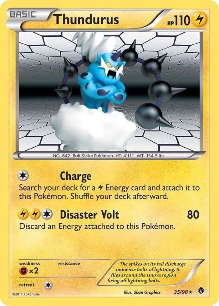 Carte Pokémon: Thundurus [Fulguris]