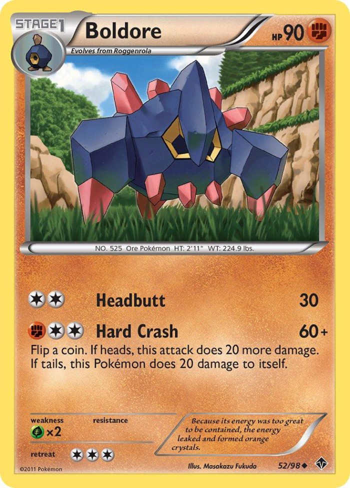 Carte Pokémon: Boldore [Géolithe]