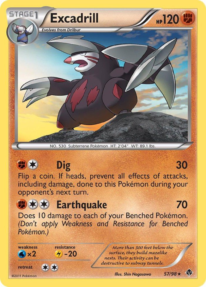 Carte Pokémon: Excadrill [Minotaupe]