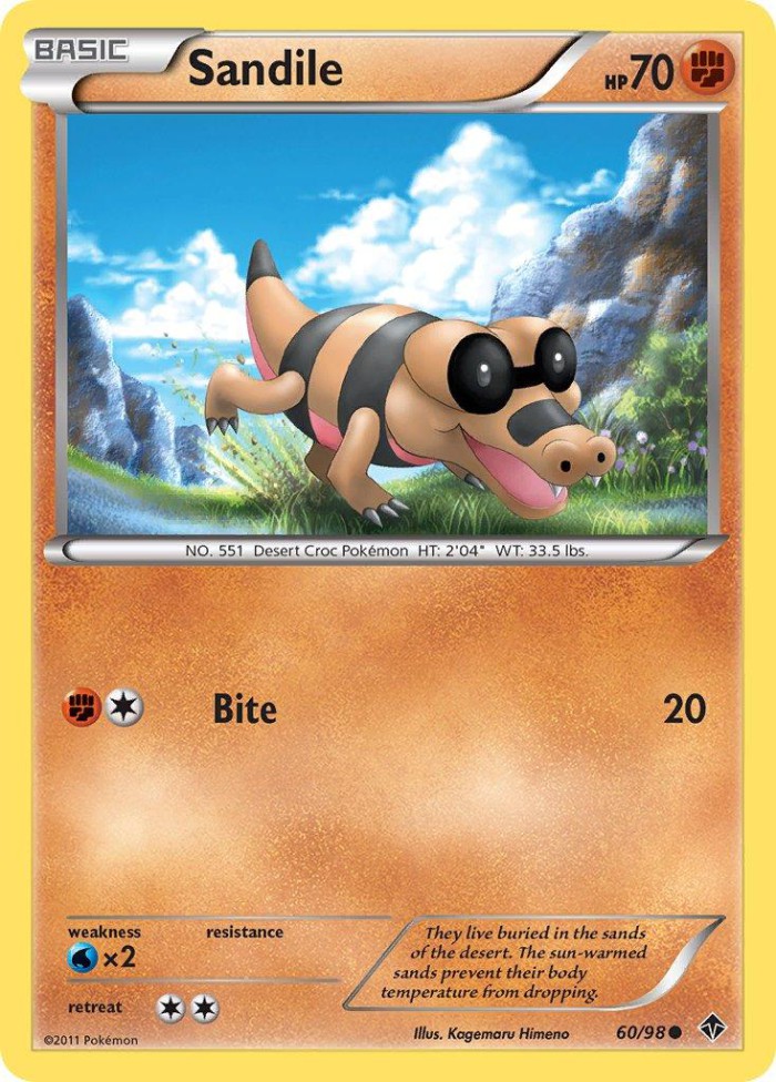 Carte Pokémon: Sandile [Mascaïman]