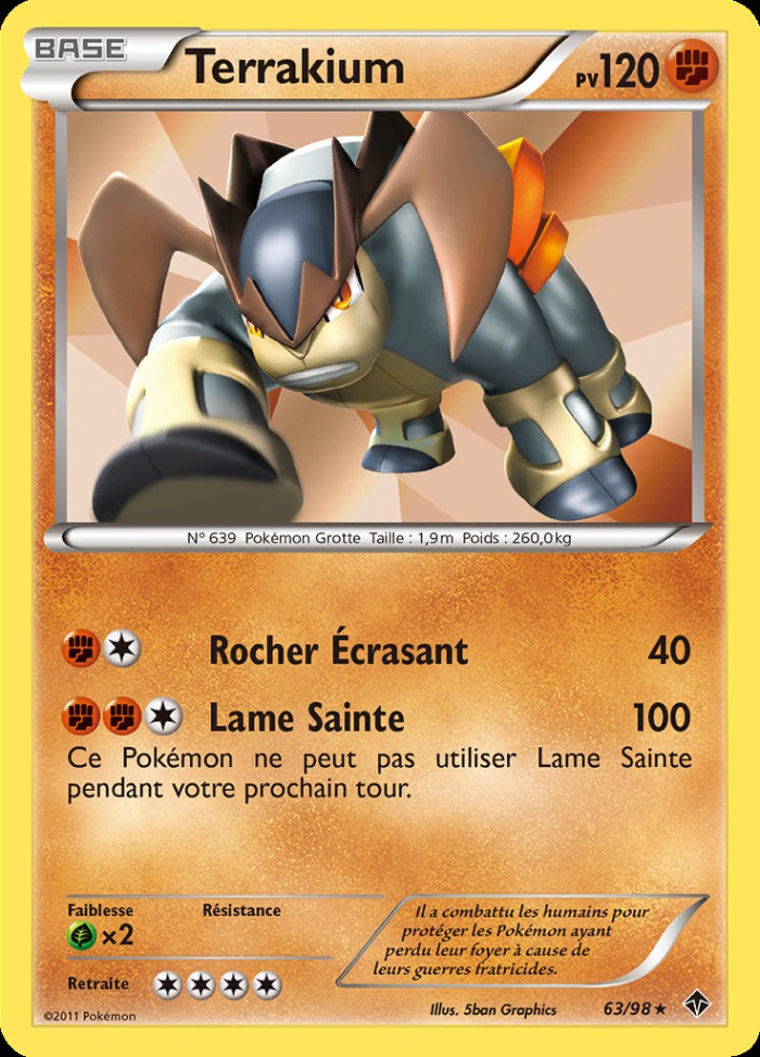 Carte Pokémon: Terrakion [Terrakium]