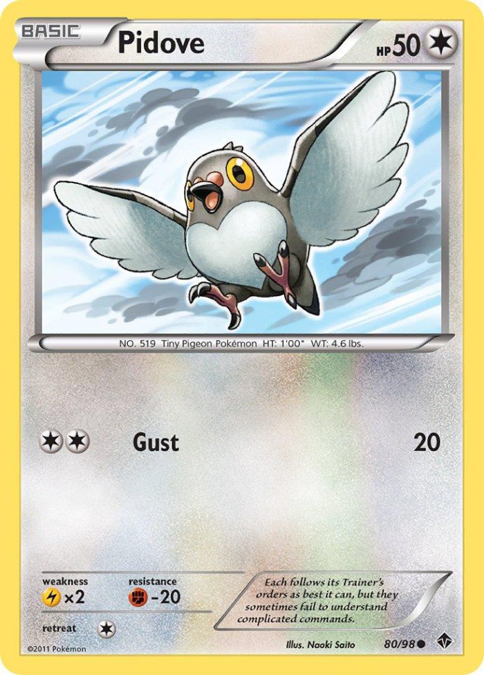 Carte Pokémon: Pidove [Poichigeon]