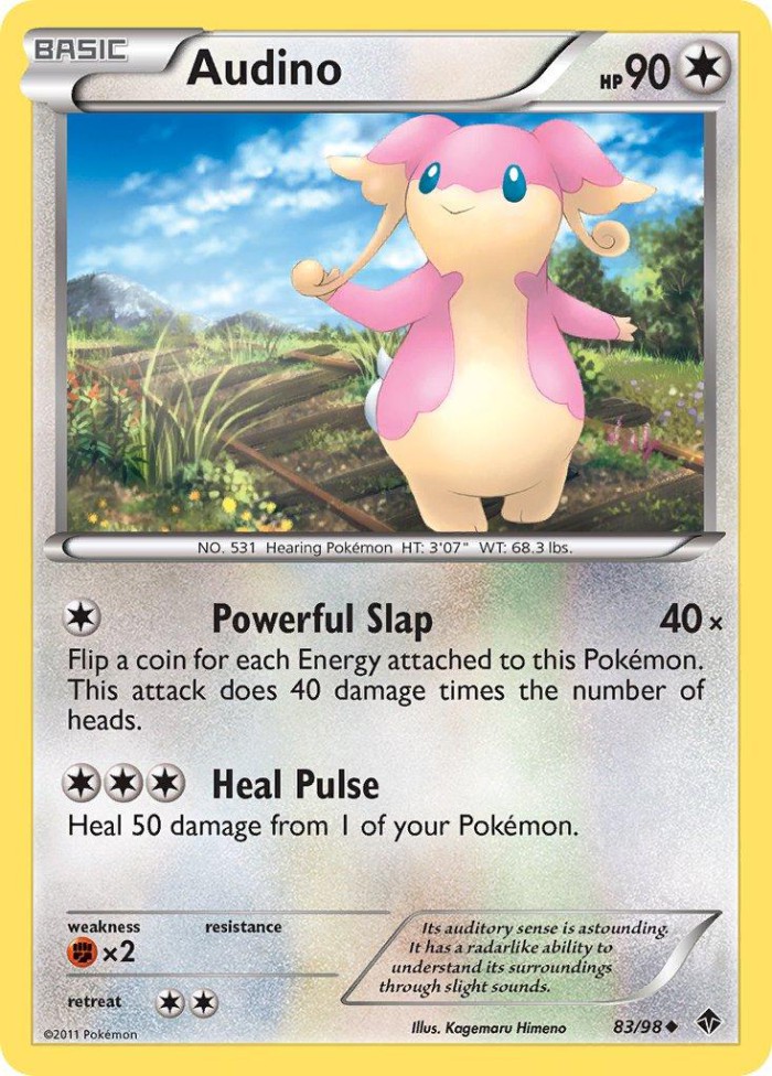 Carte Pokémon: Audino [Nanméouïe]