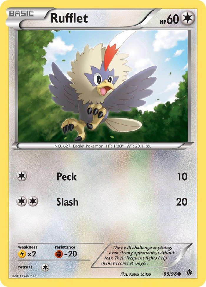 Carte Pokémon: Rufflet [Furaiglon]