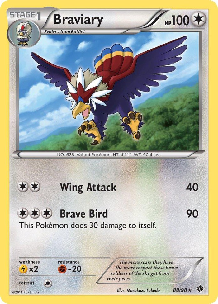 Carte Pokémon: Braviary [Gueriaigle]