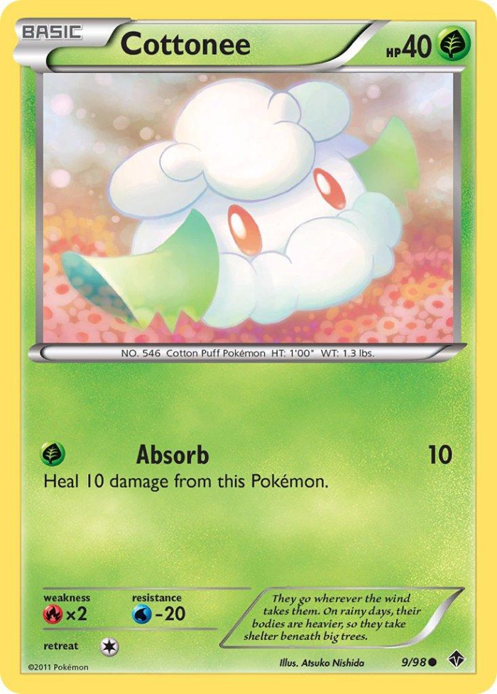 Carte Pokémon: Cottonee [Doudouvet]