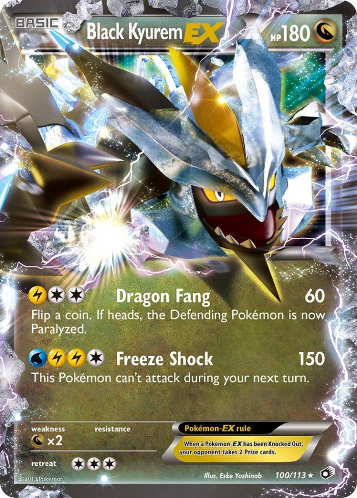 Carte Pokémon: Black Kyurem EX [Kyurem Noir EX]