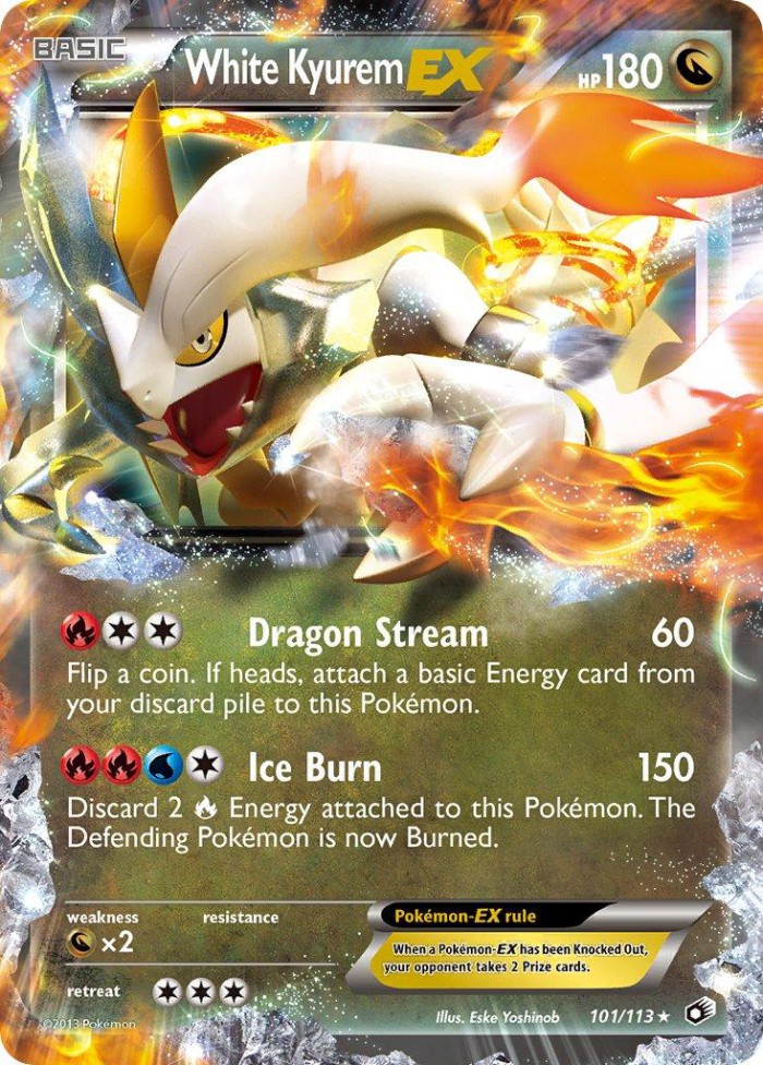 Carte Pokémon: White Kyurem EX [Kyurem Blanc EX]