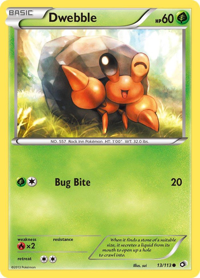 Carte Pokémon: Dwebble [Crabicoque]