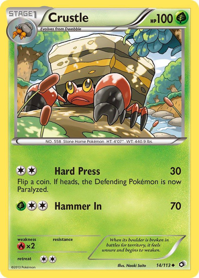 Carte Pokémon: Crustle [Crabaraque]