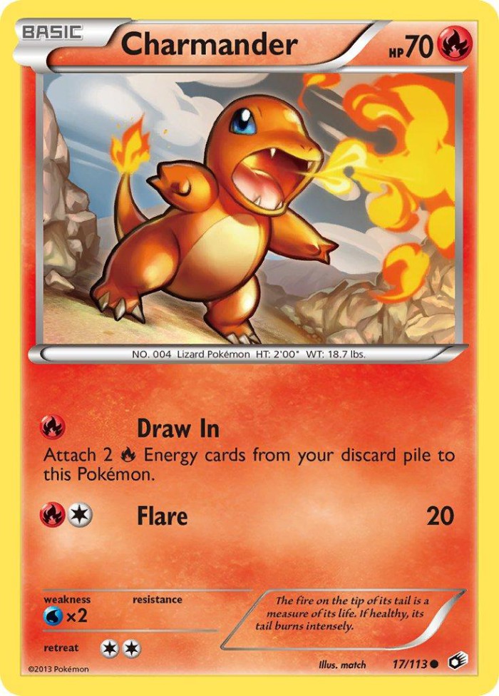 Carte Pokémon: Charmander [Salamèche]