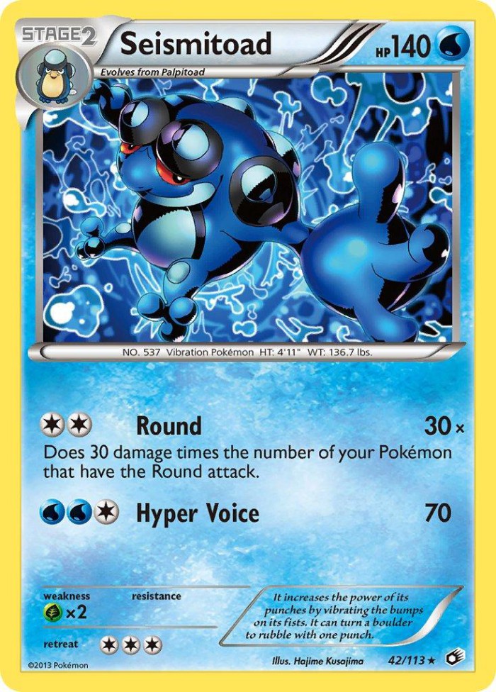 Carte Pokémon: Seismitoad [Crapustule]